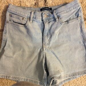 Calvin Klein Sky Blue Jean Shorts